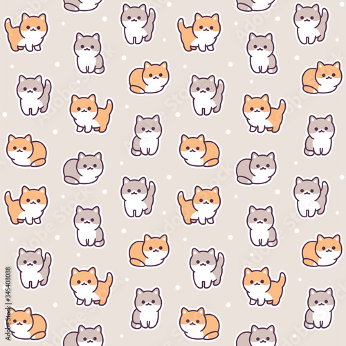 Baby kitten pattern
