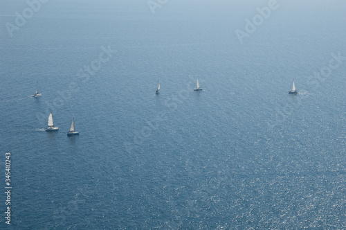 Sailing regatta in the coast of Mogan. Gran Canaria. Canary Islands. Spain. © Víctor