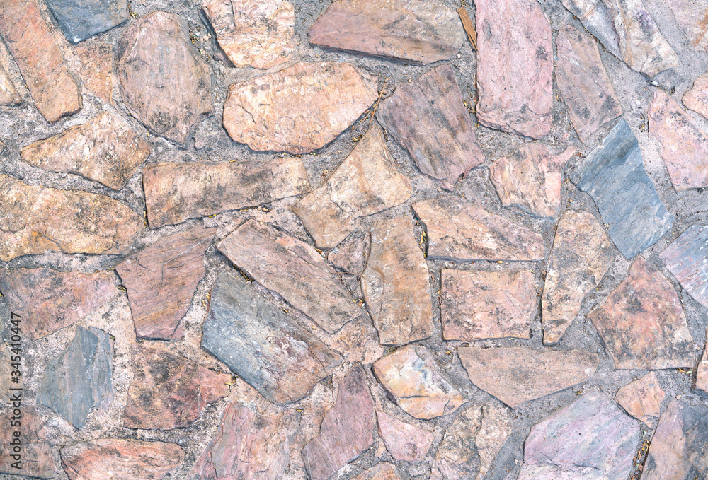 Background from natural stone slabs of various shapes Background from natural stone slabs of various shapes