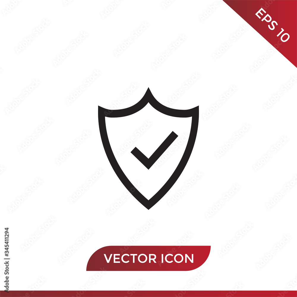 Protection, Shield vector icon in modern design style for web site and mobile app Protection, Shield vector icon in modern design style for web site and mobile app