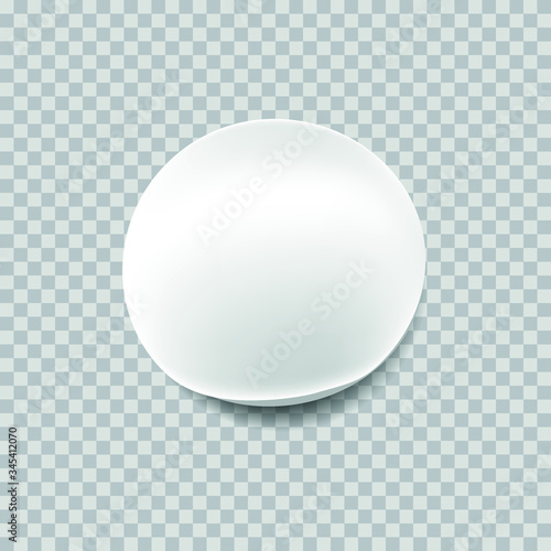 white circle sticker