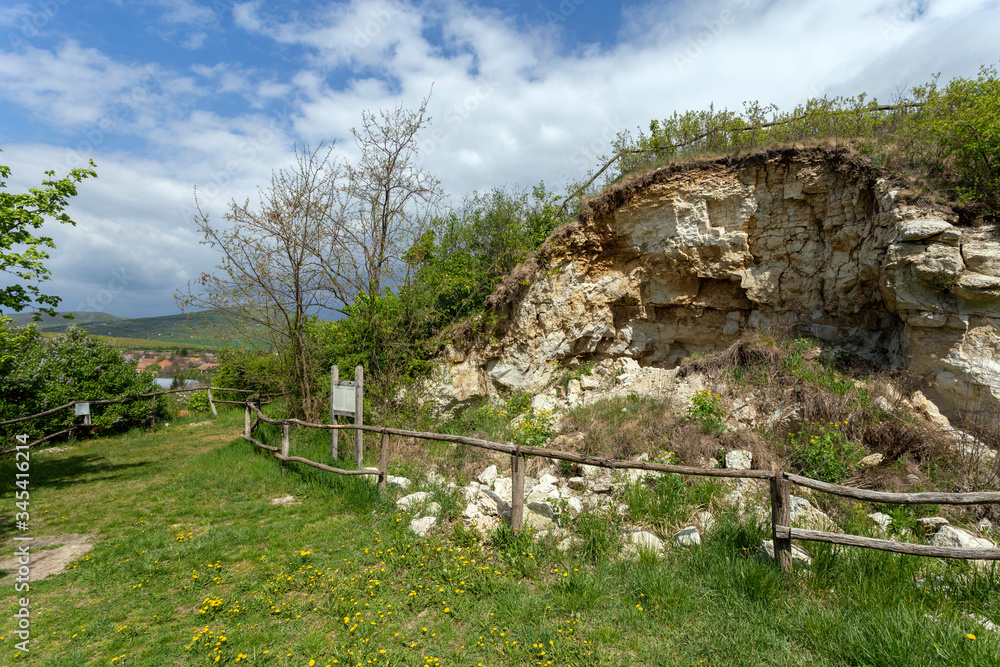 Cave houses in Cserepfalu, Hungary