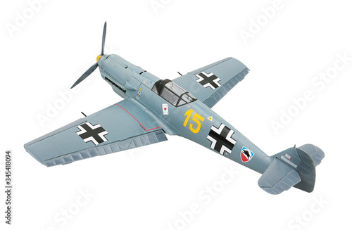 Messerschmitt 109E-3 aeroplane. Model