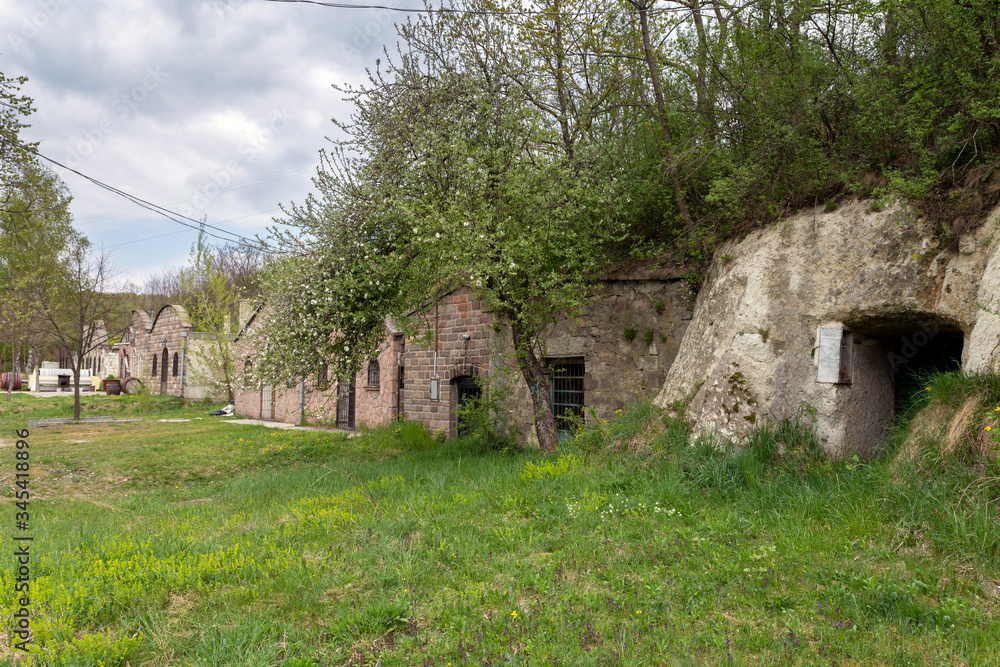 Wine cellars in Cserepfalu, Hungary Wine cellars in Cserepfalu, Hungary