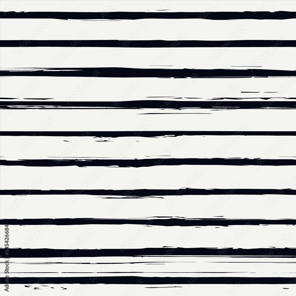 Brush strokes seamless pattern. Freehand horizontal stripes print. Ink lines background. Grunge simple geometric design Brush strokes seamless pattern. Freehand horizontal stripes print. Ink lines background. Grunge simple geometric design