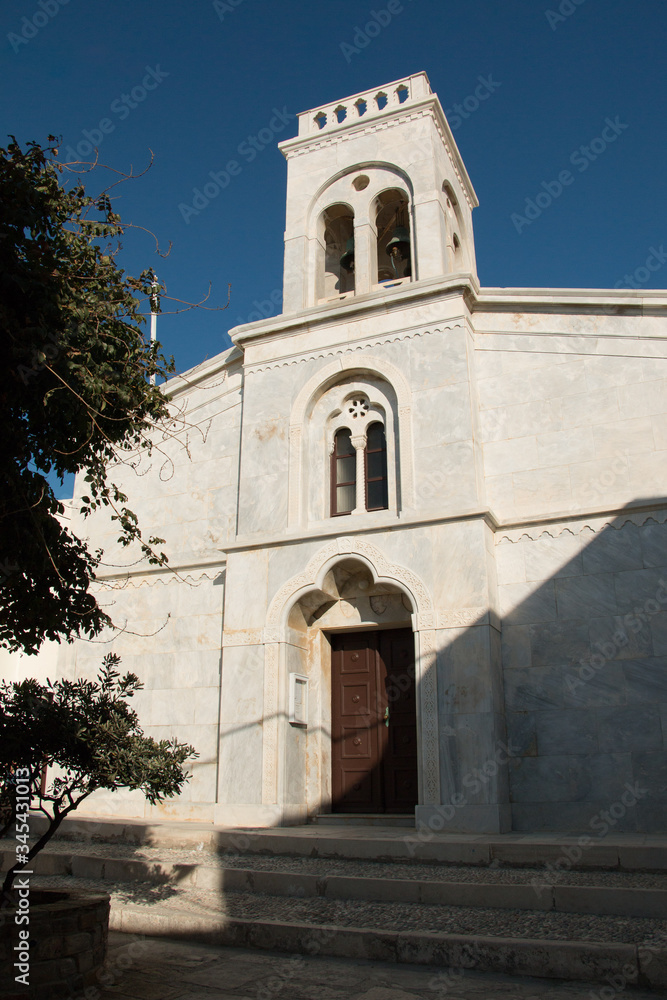 Kathedrale auf der Burg in Naxos Stadt Griechenland