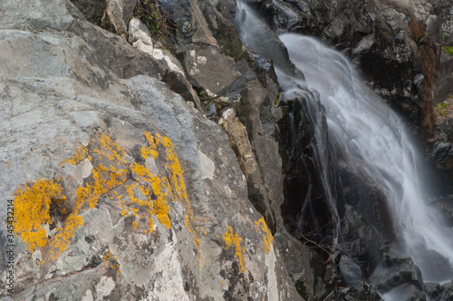 Stream in the Integral Natural Reserve of Inagua. Gran Canaria. Canary Islands. Spain.