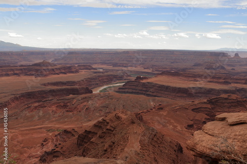 Waters of the Colorado River can be seen from Dead Horse Point, Utah