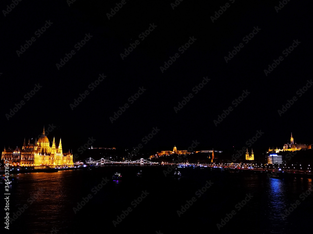 Beautiful night view in Budapest
