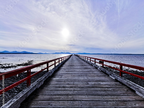 Pier in the sea