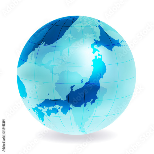 地球　世界　地図　アイコン
