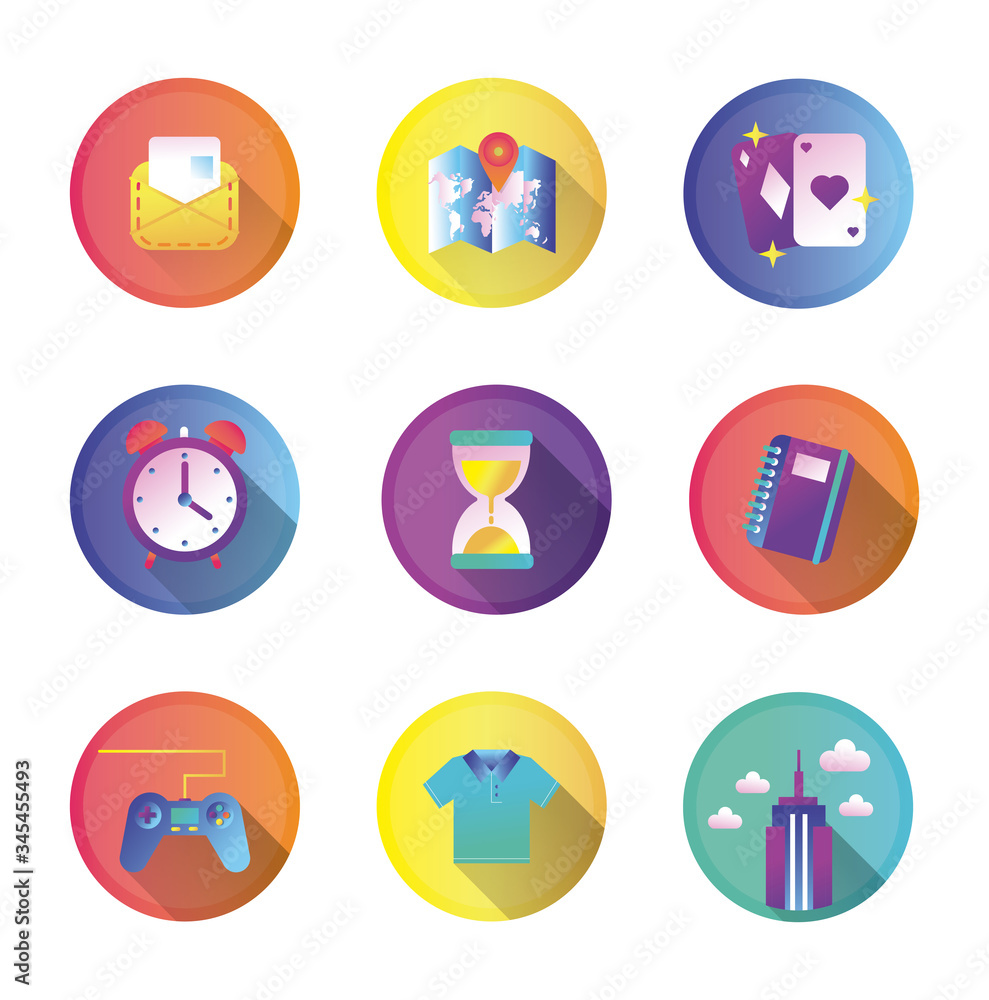 bundle of miscellaneous set icons bundle of miscellaneous set icons