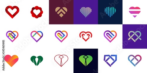 Heart logo vector design