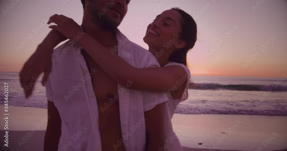 Young couple by the sea Young couple by the sea