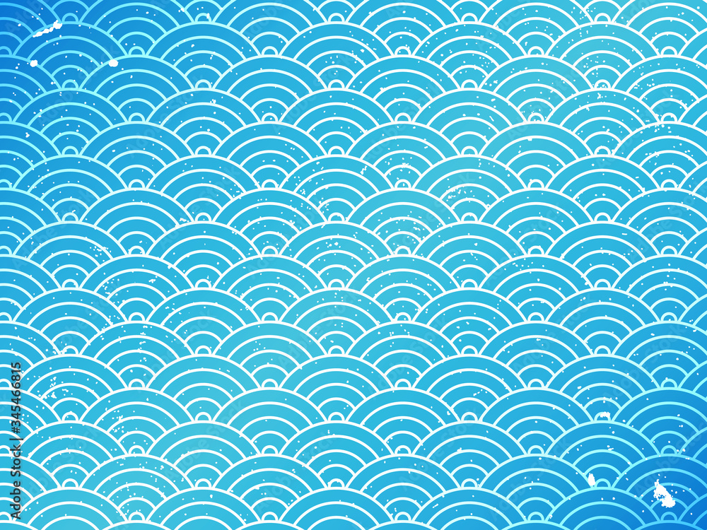 和柄背景青青海波stock Vector Adobe Stock 和柄背景青青海波stock Vector Adobe Stock