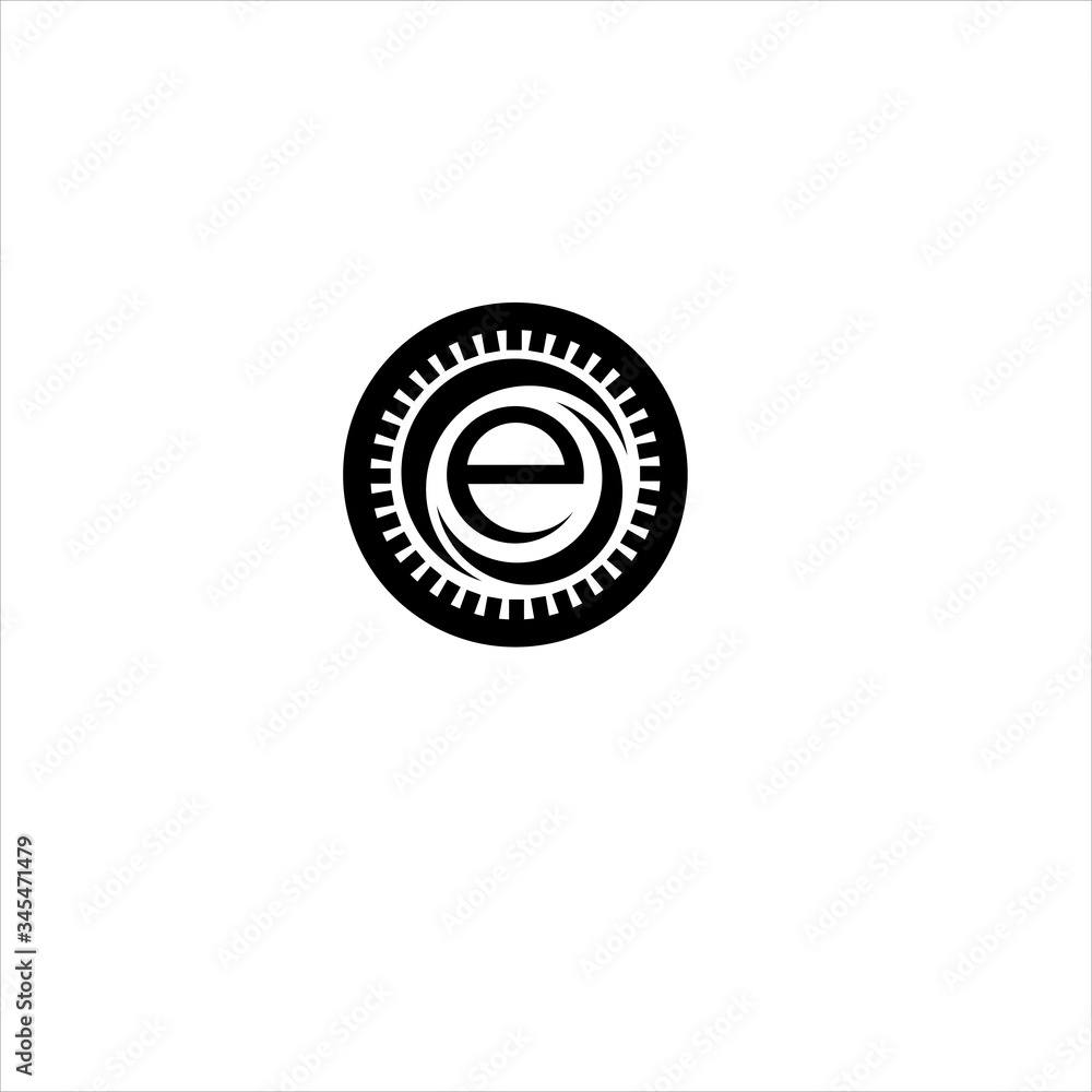 Fototapeta premium Vector gears icon concept logo design template illustration eps 10