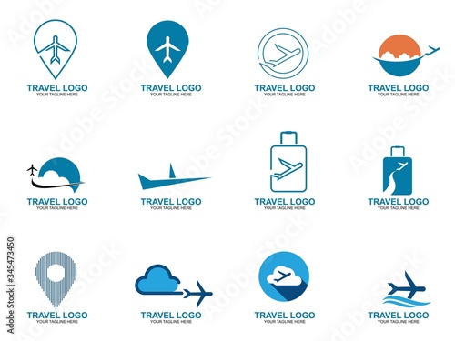 Set of Travel Logo Design
