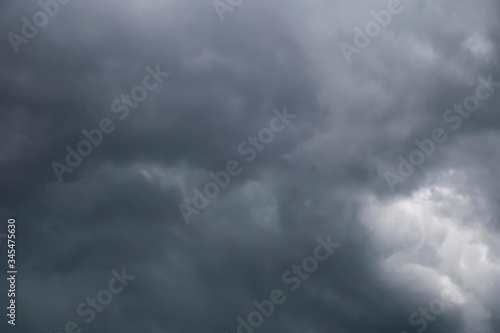 Fototapeta Naklejka Na Ścianę i Meble -  dark Sky clouds before rain