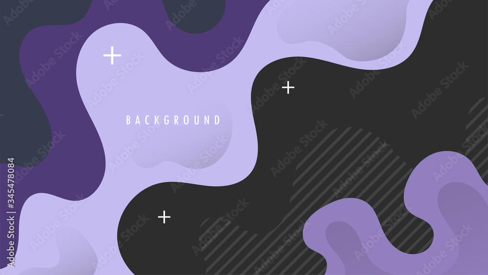 Wavy, Wave Shape with Purple, Violet Color. Background Template Design Graphic Vector EPS10
