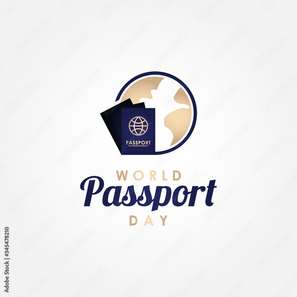 World Passport Day Vector Design Illustration World Passport Day Vector Design Illustration