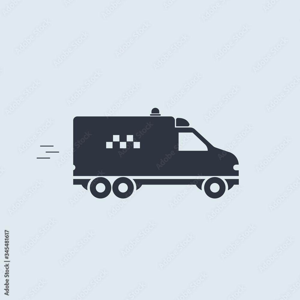 taxi minivan icon. vector simple symbol in flat style taxi minivan icon. vector simple symbol in flat style