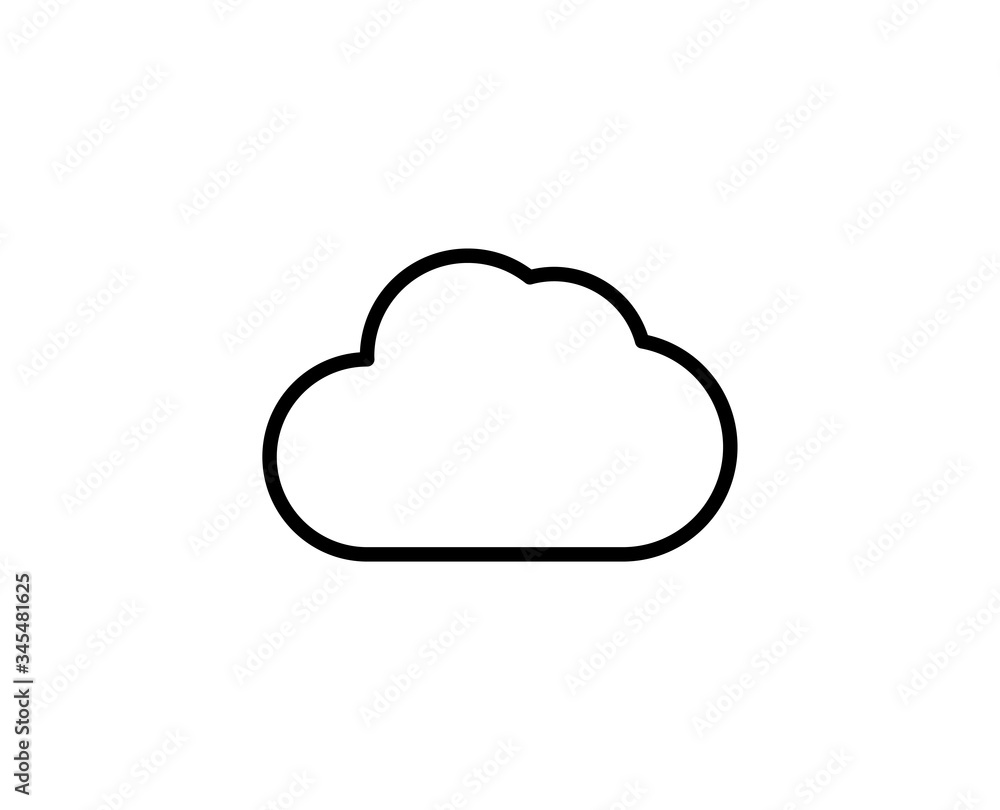 Flat line icon Flat line icon