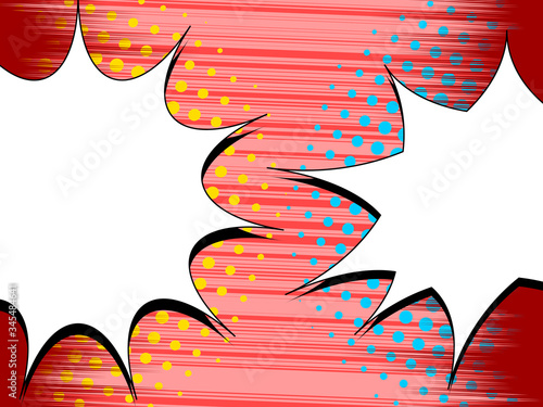 Comic rivalry concept