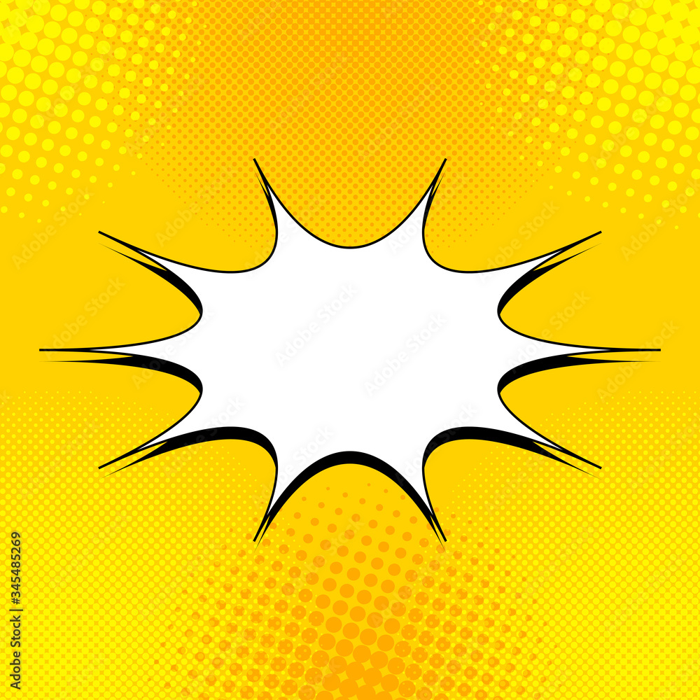Comic light yellow concept Comic light yellow concept