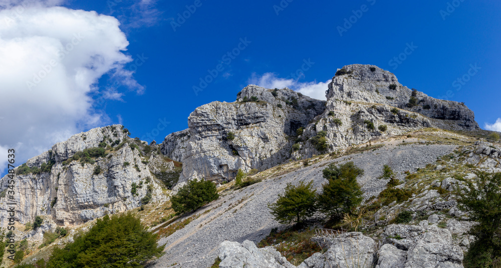 Aurunci mountains in Formia lazio italy