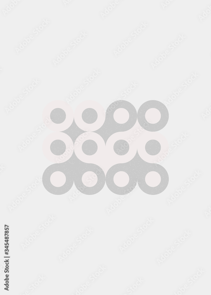 Fototapeta premium Colour Dots Universe Logo art design illustration
