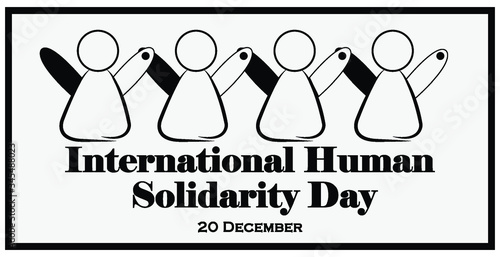 Hand to hand illustration Holding hand international human solidarity day