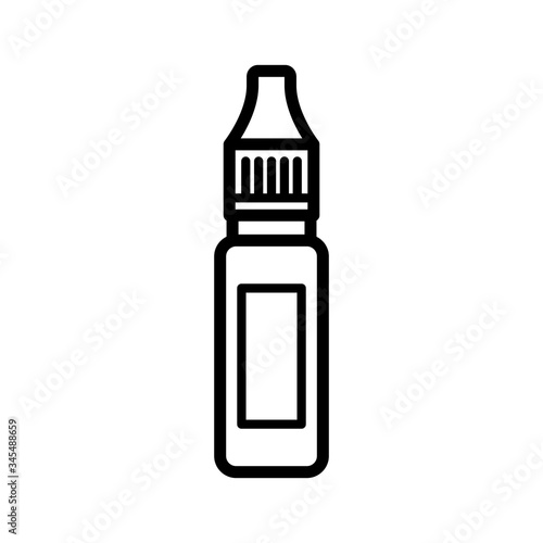 eye drops icon vector template