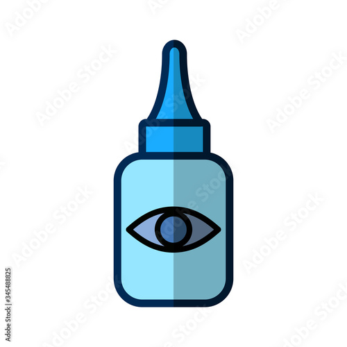 eye drops icon vector template