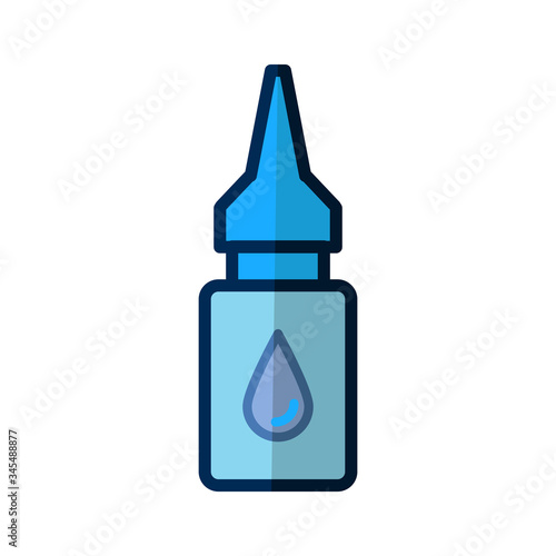 eye drops icon vector template