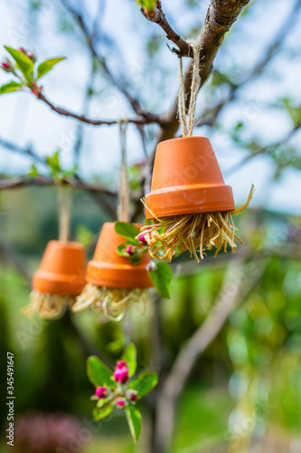 House for insects useful for the garden. DIY.