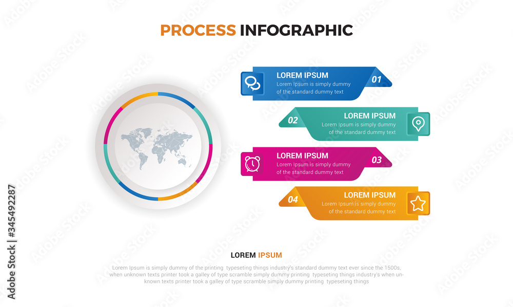 Infographic dashboard. UI design with graphs, charts and diagrams. Web interface template for business presentation. Vector illustration.