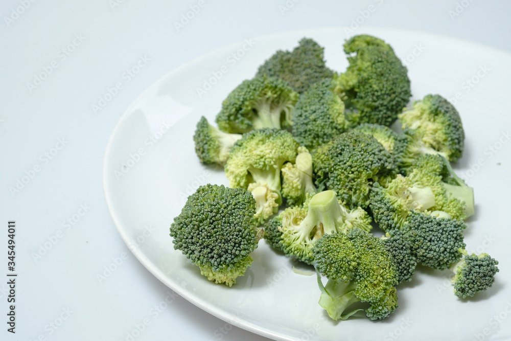 Fresh broccoli isolated on white background Fresh broccoli isolated on white background