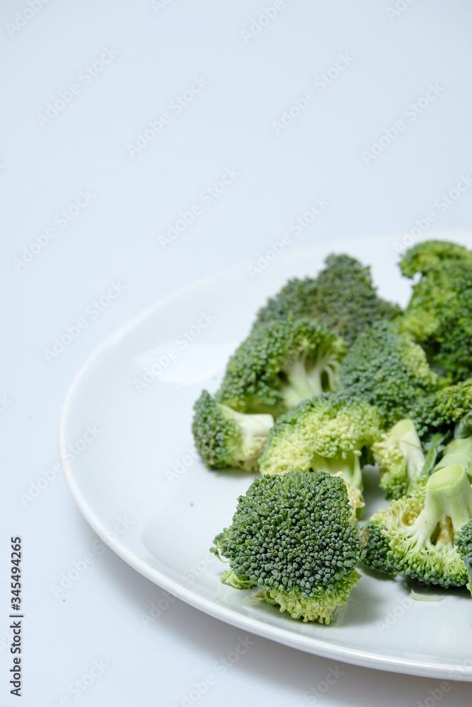 Fresh broccoli isolated on white background Fresh broccoli isolated on white background