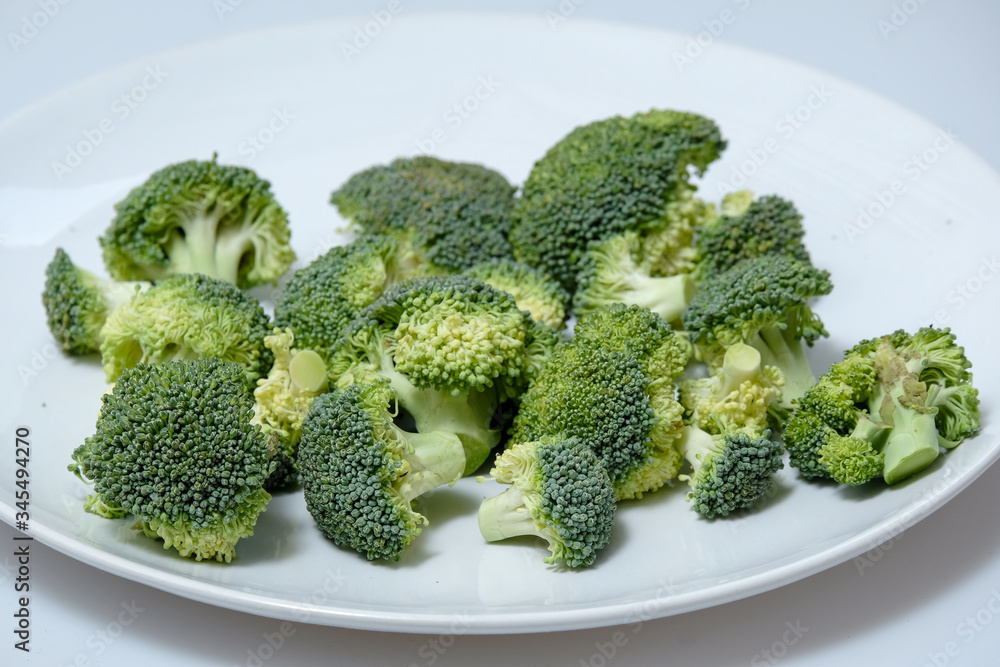 Fresh broccoli isolated on white background Fresh broccoli isolated on white background