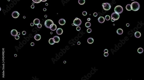 Soap Bubble Particles with QuickTime Alpha Channel / Prores 4444.
High Quality Realistic Animation.
Can be used with any kind of celebration events.