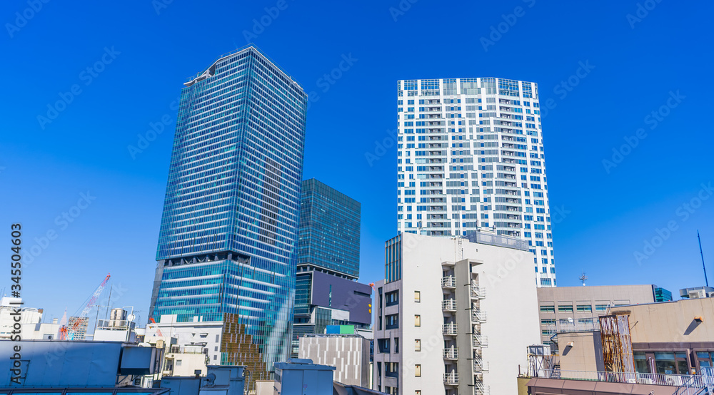 東京 再開発 渋谷の高層ビル群 ~ Skyscrapers in Shibuya, Tokyo JAPAN ~