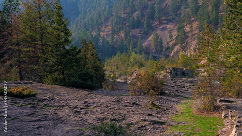 autumn in the mountain falls