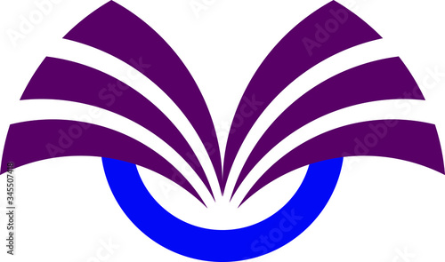 stock growth logo design for stock market and finance logo