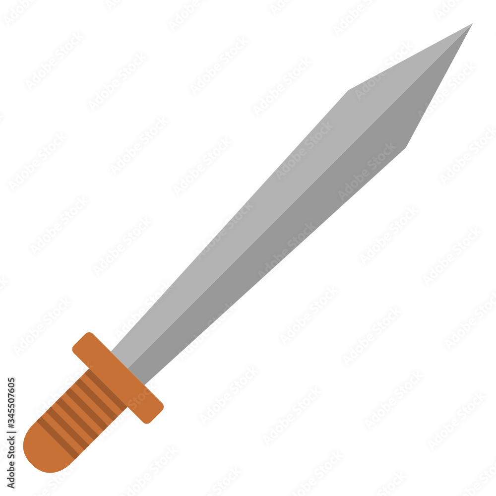 Schwert Stock-Vektorgrafik | Adobe Stock