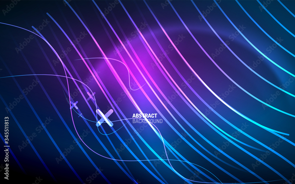 Abstract background - blue neon line design for Wallpaper, Banner, Background, Card, Book Illustration, landing page Abstract background - blue neon line design for Wallpaper, Banner, Background, Card, Book Illustration, landing page