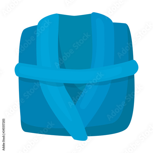 Bathrobe vector icon.Cartoon vector icon isolated on white background bathrobe.