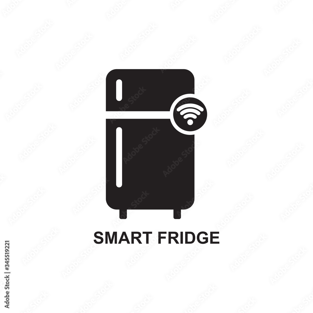 SMART FRIDGE ICON , REFRIGERATOR ICON SMART FRIDGE ICON , REFRIGERATOR ICON