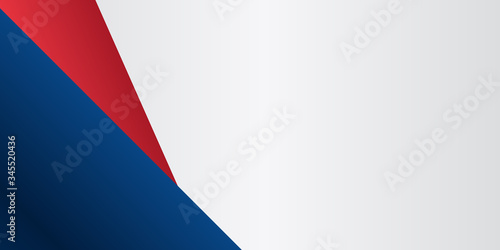 Blue red white 3D presentation background design. Vector illustration design for presentation, banner, cover, web, flyer, card, poster, wallpaper, texture, slide, magazine, and powerpoint. 