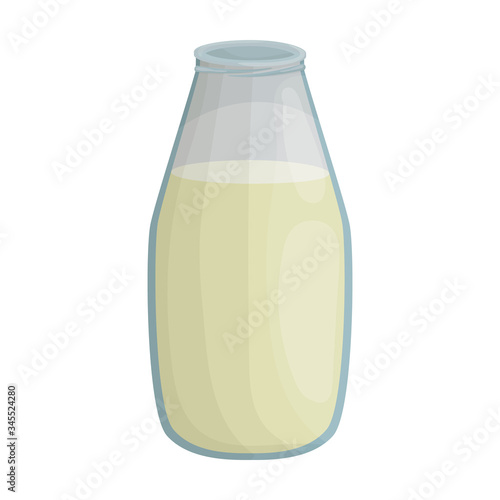 Soy milk vector icon.Cartoon vector icon isolated on white background soy milk.