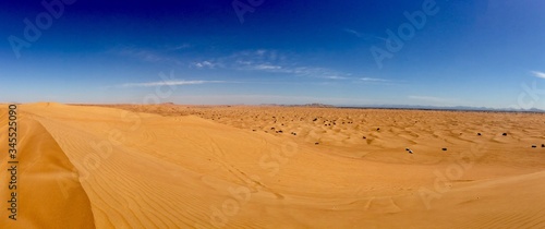 Panoramic View Of Desert Against Sky